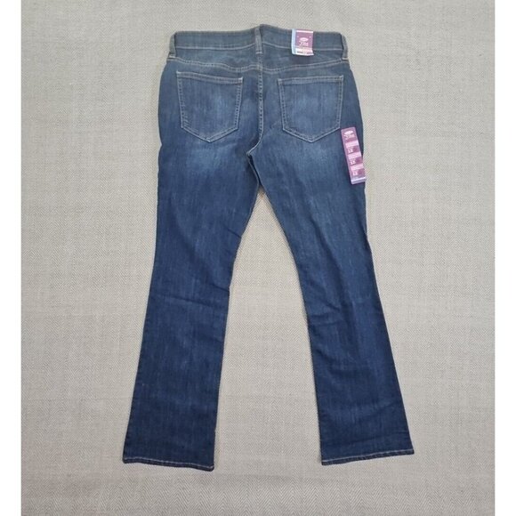 Old Navy The Diva Women's Size 12 Dark Rinse Boot Cut Trouser Jeans Stretch - Picture 3 of 16